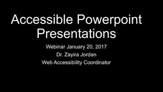 How to Create Accessible PowerPoint Presentations