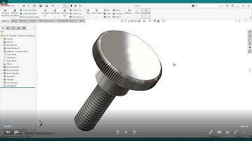 how to make knurling bolt in solidworks