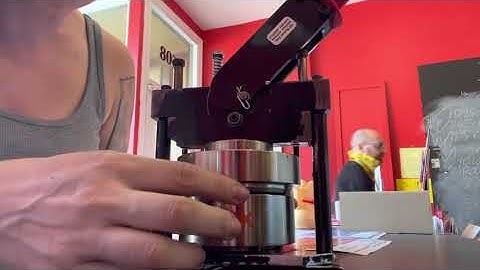 Tecre Button maker machine troubleshooting.