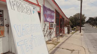 Mobile Vaccine popup at Sam's BBQ Austin, TX