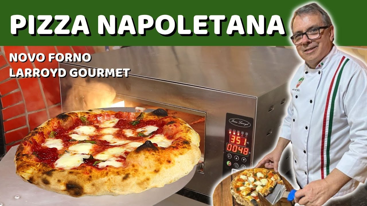 Pizza Napoletana Incrível no processo direto! |Novo Forno Larroyd Gourmet!