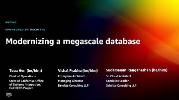 AWS re:Invent 2022 - Modernizing a megascale database (PRT302)