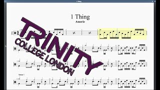 1 Thing (2012 Syllabus) Trinity Grade 7 Drums