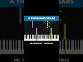 A Thousand Years - EASY Piano Tutorial by Jones Key
