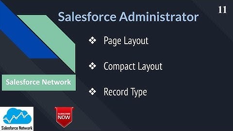 Day 11 Page Layout, Compact Layout & Record Type