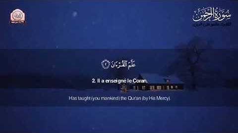 سورة الرحمن بصوت جميل جدا يريح القلوب