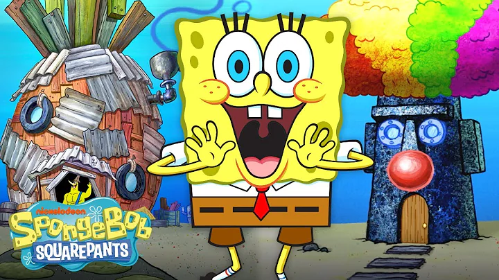 Every Time Bikini Bottom Homes were Remodeled! 🔨 | 55 Minute Compilation | SpongeBob