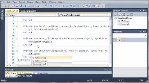 Visual Basic Tutorial - 165 - Drawing More Squares
