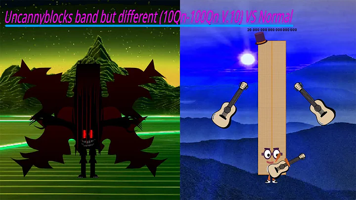 Looking A Uncannyblocks band but different (10Qn-100Qn V.10) VS Normal Remix-5  | With Cool sounds!