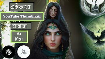 যেভাবে Ai ব্যবহার করে আমার ইউটিউব ভিডিও থাম্বনেইল  তৈরি করি ||  Make Professional YouTube Thumbnail