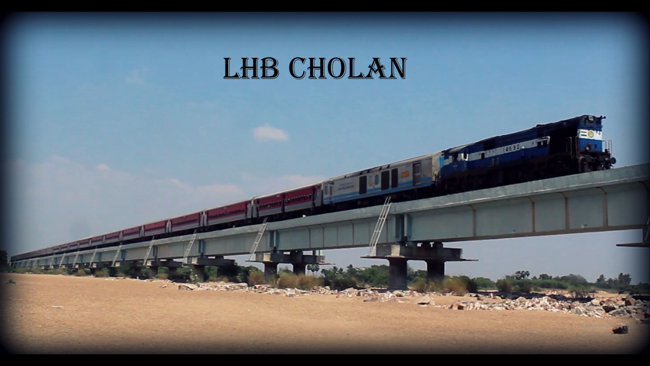 FIRST TIME EVER : CHOLAN Express LHB Thunders Through the Diesel Main ...