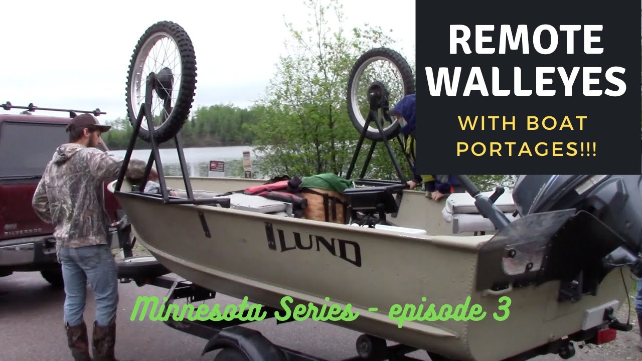 Remote Walleye Fishing (with boat portages) 200+ Fish!!! YouTube