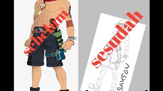 cara gambar anime one piece di android cepat screenshot 2