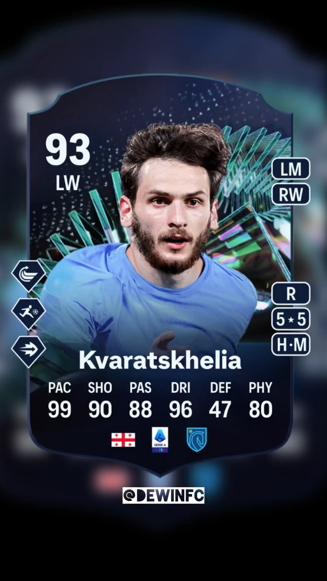Kavaratskhelia heros in draft to glory TOTS FUT #fc24 #fut #tots # ...