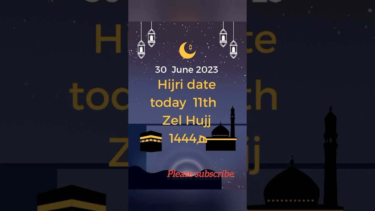 Islamic Calendar || Hijri date today ||Chand ki tarikh # #Shorts#islam #youtube #trending