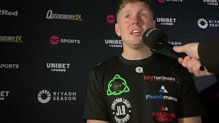 “Highlight Reel KO” Jay Quigley on James McGivern KO at Belfast Brawl James Mcgivern Interview