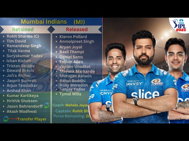 IPL 2023 Auction: Which Team Has The Biggest Purse Value?