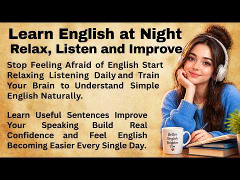 Learn English at Night 🌙 Relax, Listen and Improve Your English || Easy Night Practice