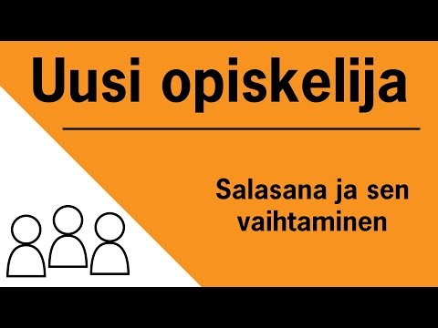 1.3 Salasana ja sen vaihtaminen