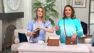 Dooney & Bourke Colorblock Pebble Leather Patsy Crossbody on QVC