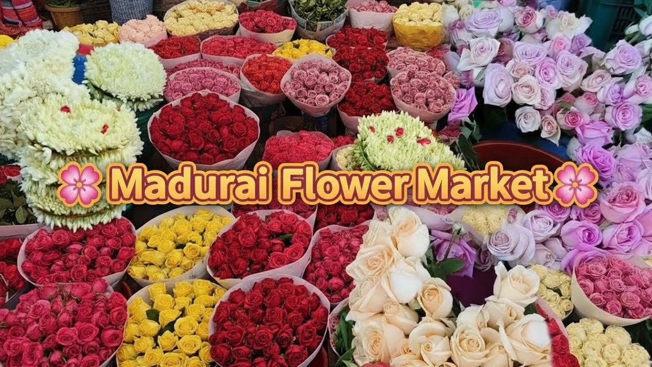 Madurai Flower Market | A Colorful Morning in South India 🌼