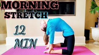 12 Min Morning Stretches To Increase Energy Flexibilityno Equipmentat Home Follow Along Routine