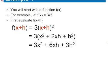 Difference Quotient - PreCalculus