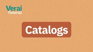 Verai Catalogs Tutorial: Create & Organize Product Catalogs