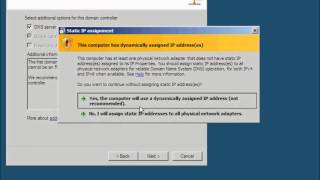 Installing Active Directory on Windows Server 2008