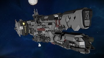 203 Achellion Class Frigate Mk II - Space Engineers Ship Review