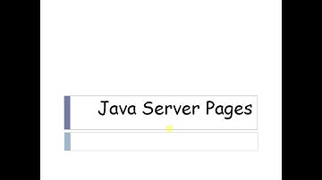 JSP intro // Java Server Page // Tutorial Point
