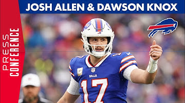 Josh Allen and Dawson Knox After Loss to the Colts: “It Comes Down to Execution” | Buffalo Bills