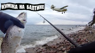 Ловля кумжи в Балтийском море. Gdynia Orlowo.