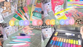 Back to school💕Mình đã mua và chuẩn bị những gì cho năm học 2023-2024 ?✨ thuwchannel🌷