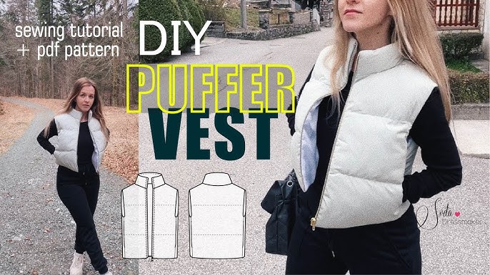 DIY puffer bag style channel, off white SEWING 