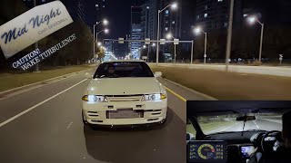 Midnight run | R32 GTR | PURE RB26 SOUND NO MUSIC