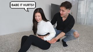 I've never seen my girlfriend in this much pain...