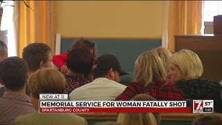 Memorial service held for Upstate woman fatally shot