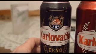 Karlovacko Lager vs. Karlovacko Crno... Croatian Beer