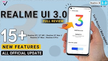 Realme UI 3.0 Features Full Review | Realme UI 3.0 Hidden Features | Realme GT Series, X7 Max,8 Pro⚡