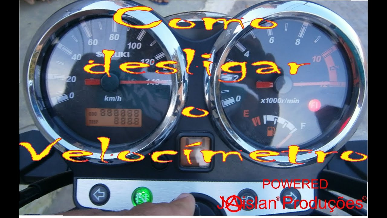 Como Desligar o Velocímetro da GSR150i