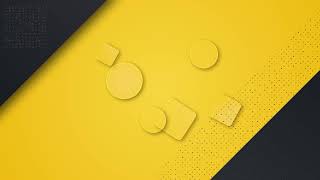 Free Background Video - Abstract Yellow Shapes Animated Background