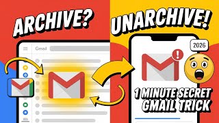 ✅How to Unarchive Archived Mails in Gmail | Gmail Archive Email Restore Bangla (2026)
