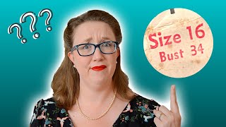 Why are vintage patterns so small?! A history of pattern sizing (Why the size numbers are a lie)