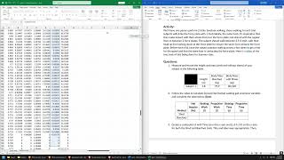KNH 381L - Lab 6 Data Analysis Video