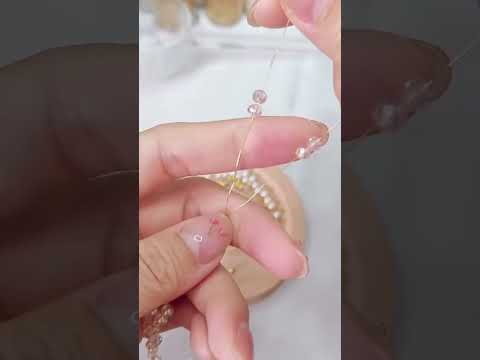 دستبند مروارید و کریستال
