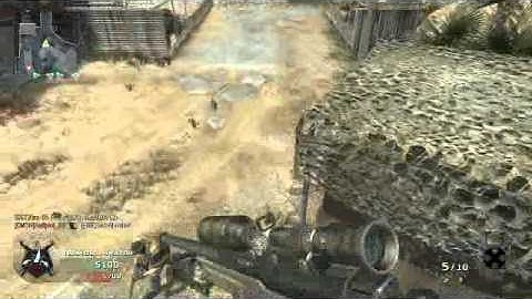 black ops sniper kill on firing range WTF