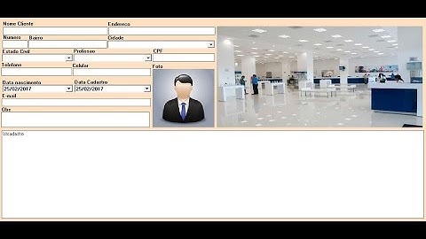 criando cadastro de cliente com foto completo - video 1