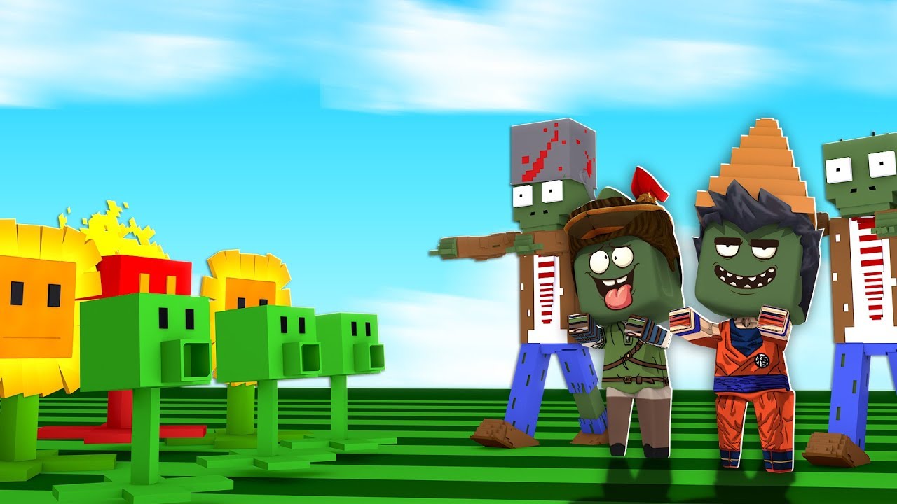 SOBREVIVA AO DESAFIO DO PLANTS VS ZOMBIES NO MINI WORLD!! - YouTube