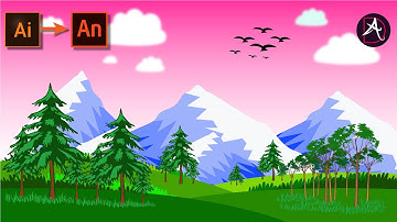 How to make background for animation [Illustrator To Animate CC 2021]